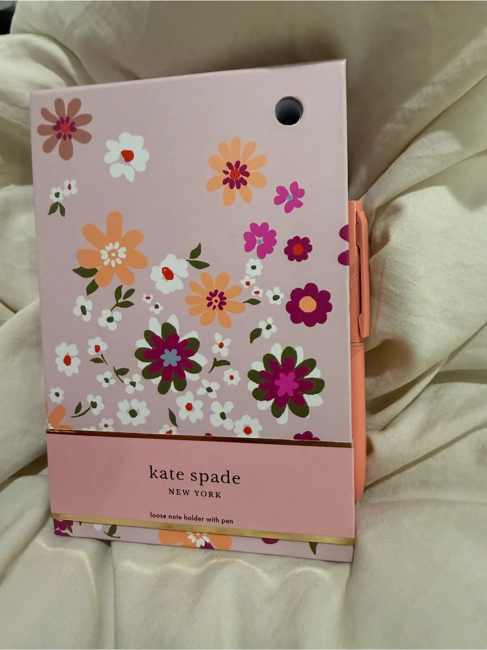 Kate Spade New York Floral Loose Note Holder with Pen | New